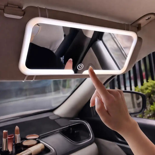 Espejo LED para auto